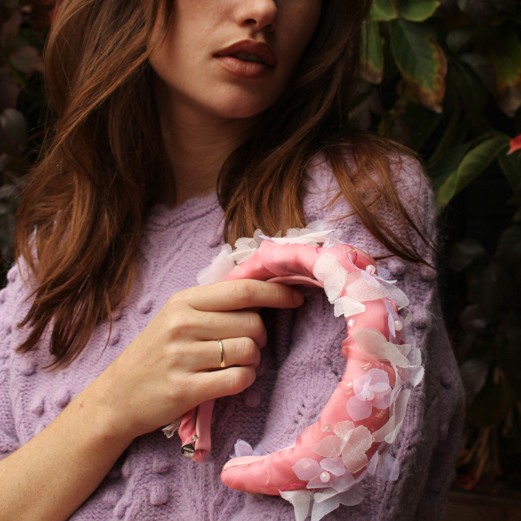 Pink Flower headband